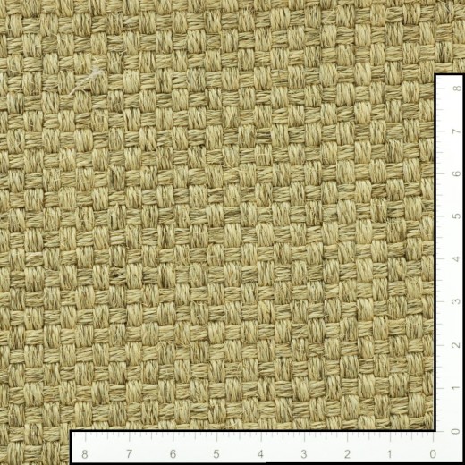 Custom Quadro Hush Beige, 100% Sisal Area Rug