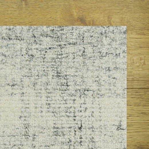 Custom Vista Charcoal, 100% Wool Area Rug