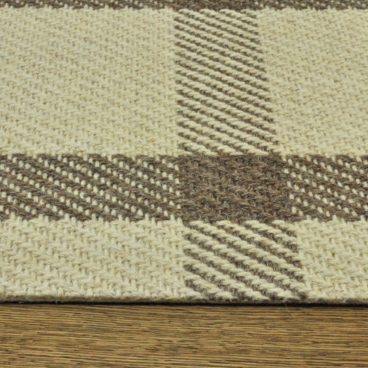 Custom Ascent Beige, 100% Wool Area Rug