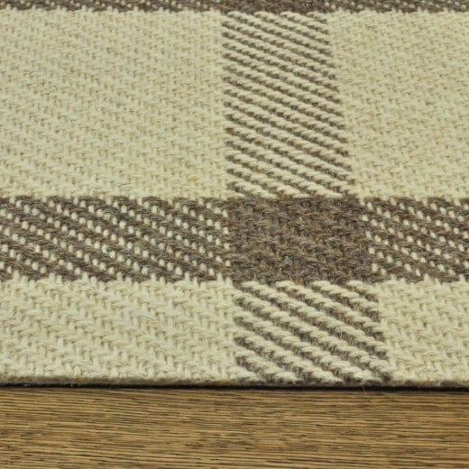 Custom Road town Beige, 100% Wool Area Rug