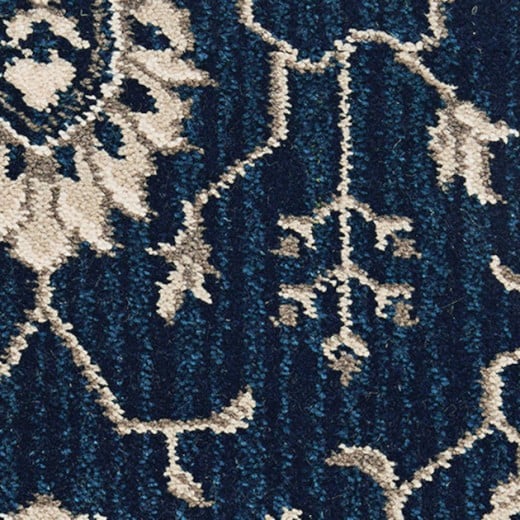 Custom Wildwood Royal Blue, 80% Wool/20% Nylon Area Rug