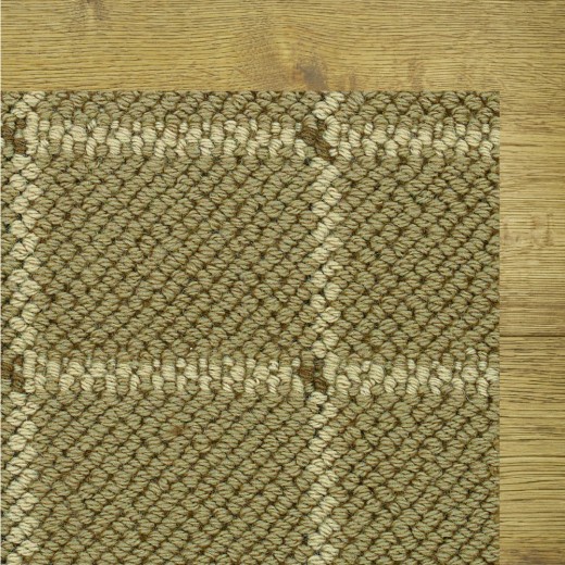 Custom San Marco Square La Creme, 100% New Zealand Wool Area Rug