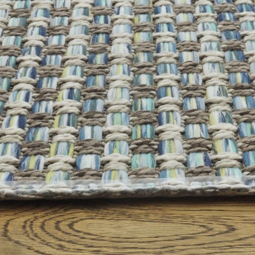 Custom Sandstorm Wave, 100% UV Stabilized Royaltron polypropylene. Area Rug