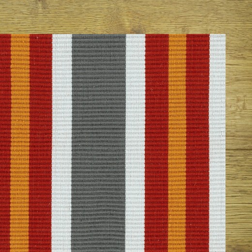 Custom Solstice Orange, 100% UV Treated Polyester Area Rug