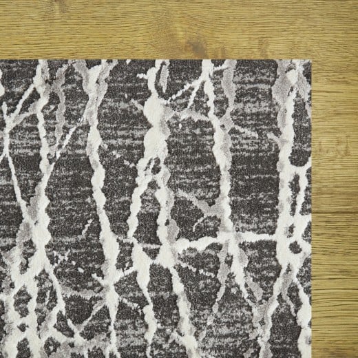Custom Wavelength Metal, 58% Polysilk/42% Royaltron™ Polypropylene Area Rug