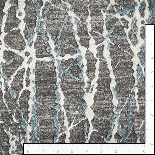 Custom Wavelength Spa, 58% Polysilk/42% Royaltron™ Polypropylene Area Rug