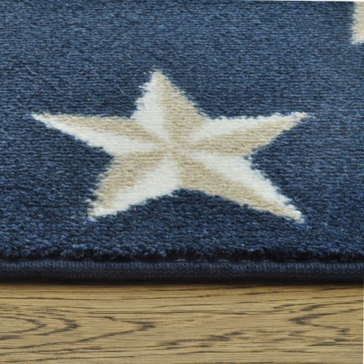 Custom Starstruck Navy, 100% Nylon Area Rug