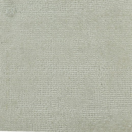 Custom Stellar Aglow Pearl, 100% Polysilk Area Rug