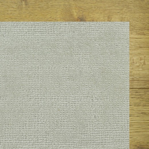 Custom Stellar Aglow Pearl, 100% Polysilk Area Rug