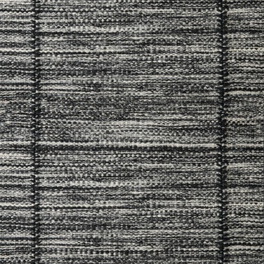 Custom Stitchery Stripe Tuxedo, 100% New Zealand Wool Area Rug