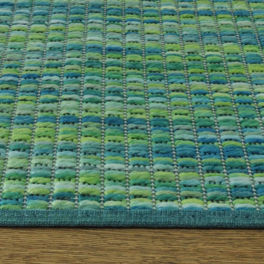 Custom Tahiti Tropical Rainforest, 100% Space-Dyed Polyester Area Rug