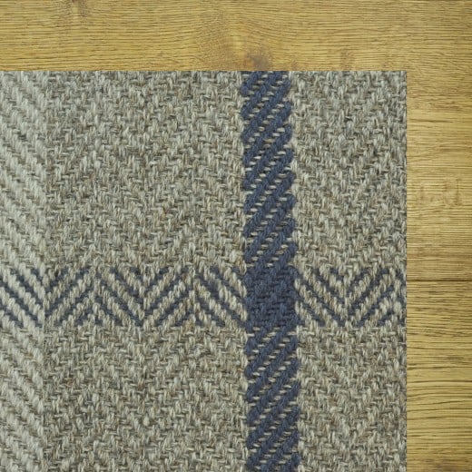 Custom Tattersall Lakeside, 100% New Zealand Wool Area Rug