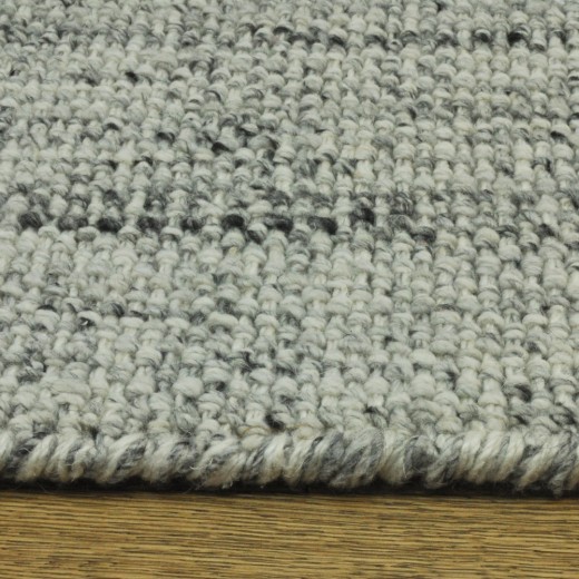 Custom Urbanite Raven, 55% Wool/45% Polysilk Area Rug