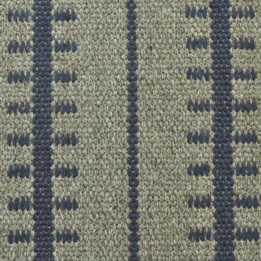 Custom Ticking stripe Lakeside, 100% New Zealand Wool Area Rug