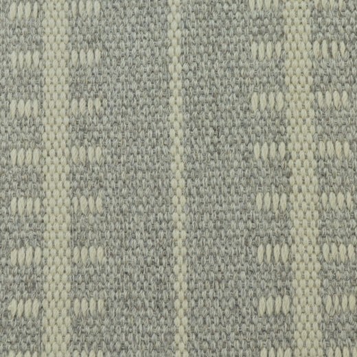 Custom Ticking stripe Shadow, 100% New Zealand Wool Area Rug