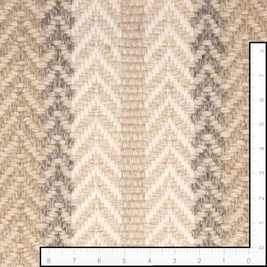 Custom Tracks Oats, 100% New Zealand Wool Area Rug