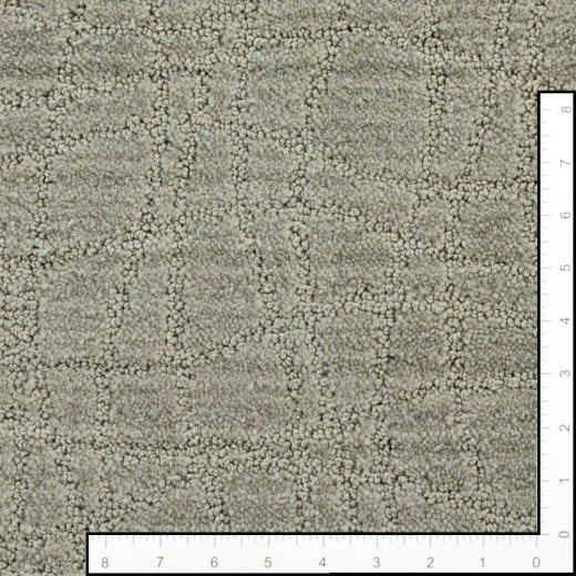 Custom Twist Ash Grey, 100% Stainmaster Nylon Area Rug