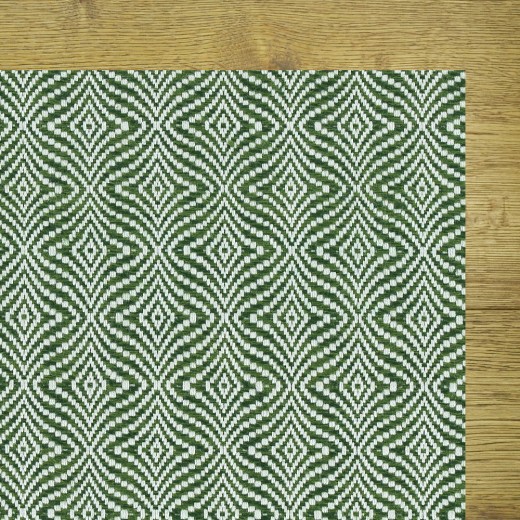 Custom Verve Green, 100% UV Treated Polyester Area Rug