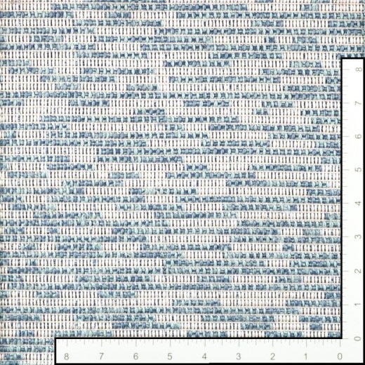 Custom Vincent Sky Blue, 100% Polypropylene Area Rug