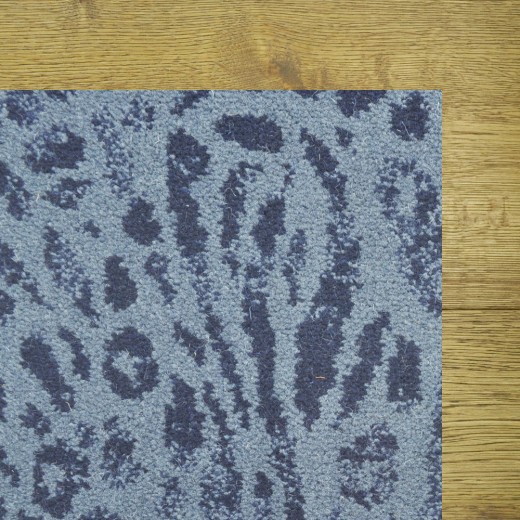 Custom Cat Eyes Blue, 80% Wool/20% Nylon Area Rug