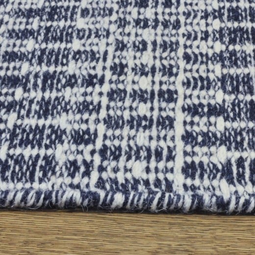 Custom Breeze Lapis, 100% Wool Area Rug