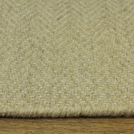 Custom Glimmer Linen, 100% Wool Area Rug