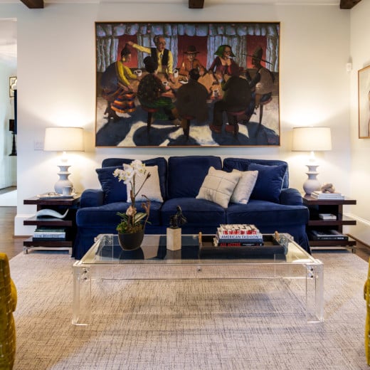 Custom Trailblazer Denim, 100% Wool Area Rug