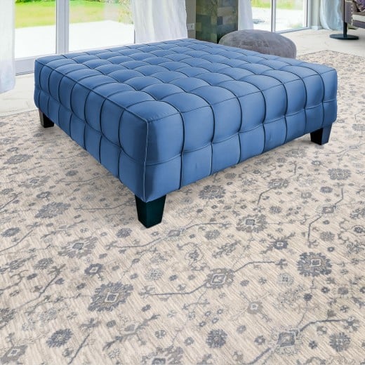 Custom Wanderlust Cloud, 71% Royaltron Polypropylene/29% Polysilk Area Rug