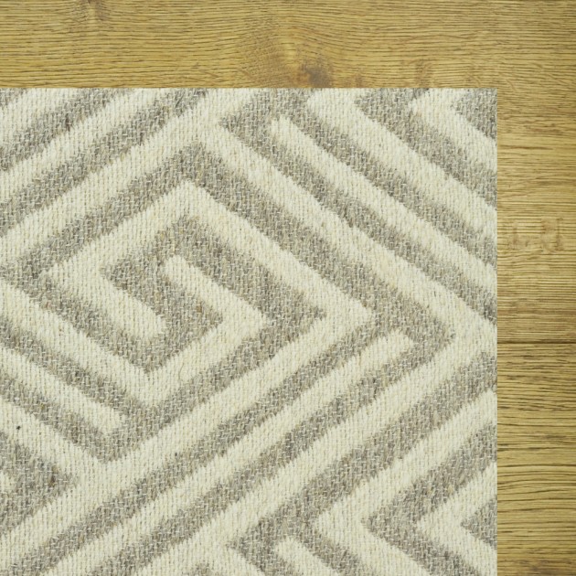 Custom Anegada Silver, 60% Wool/40% Polyester Area Rug