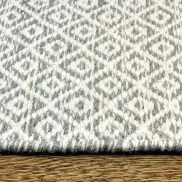 Custom Bamburi Fog, 100% Wool Area Rug