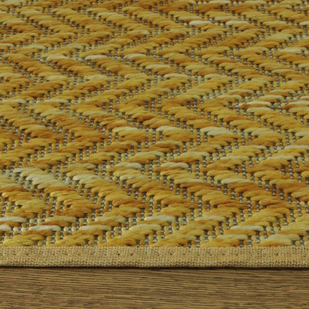 Custom Belize Golden Canary, 100% Space-Dyed Polyester Area Rug