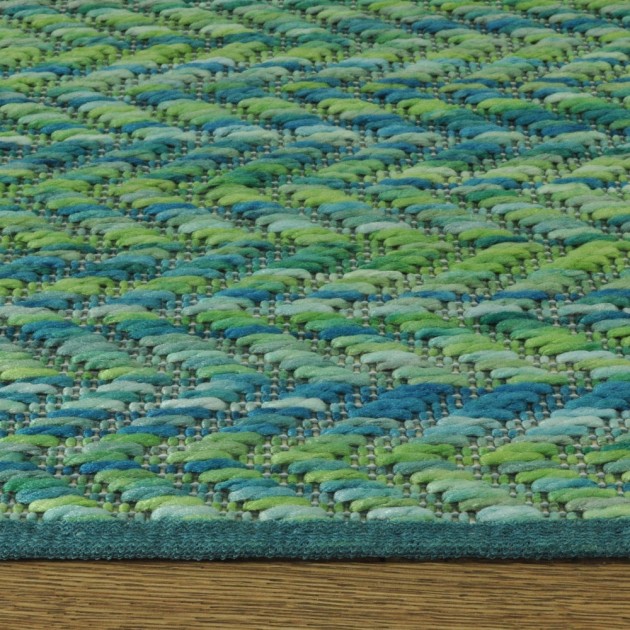 Custom Belize Tropical Rainforest, 100% Space-Dyed Polyester Area Rug