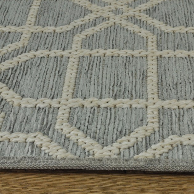 Custom Timber Big Horn Serenity Blue, 66% Polypropylene/22% Polyester/12% Polyester-Cotton Area Rug