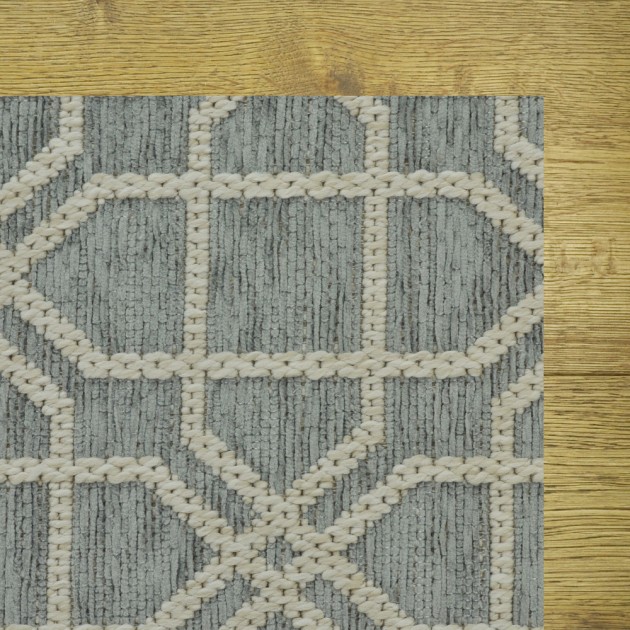 Custom Timber Big Horn Serenity Blue, 66% Polypropylene/22% Polyester/12% Polyester-Cotton Area Rug