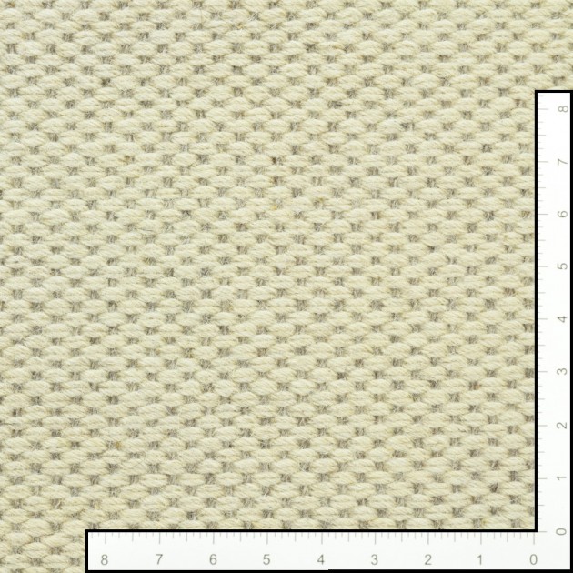 Custom Bungalow White, 100% Wool Area Rug