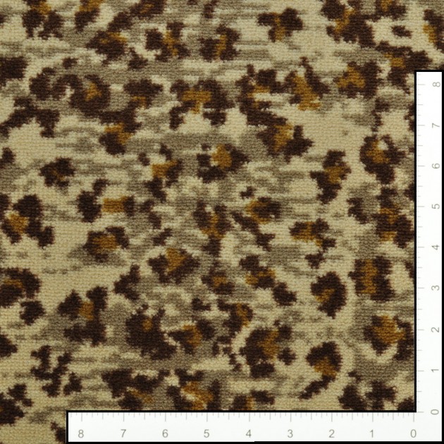 Custom Cape Town Collection Cheetah, 100% Nylon  Area Rug
