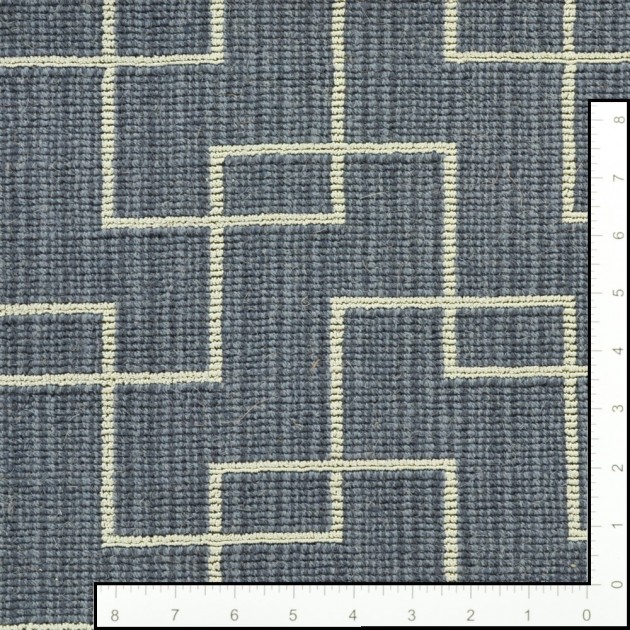 Custom Castillo Indigo, 56% Polyester/44% Wool Area Rug