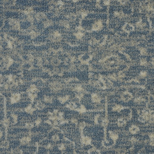 Custom Claudine Cornflower, 100% New Zealand Wool Area Rug