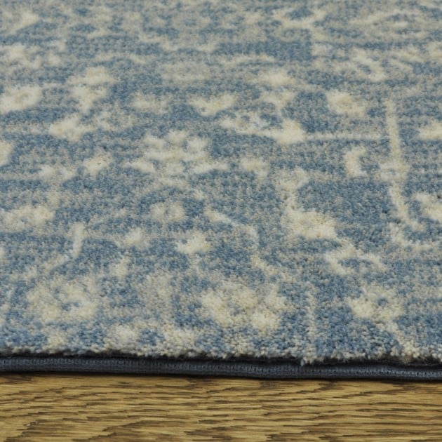 Custom Claudine Cornflower, 100% New Zealand Wool Area Rug
