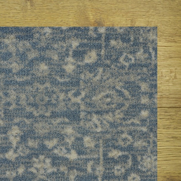 Custom Claudine Cornflower, 100% New Zealand Wool Area Rug