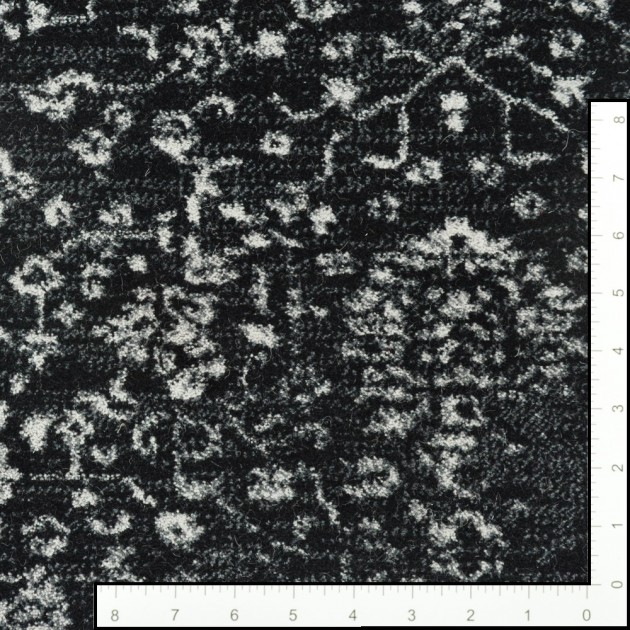 Custom Claudine Ebony, 100% New Zealand Wool Area Rug