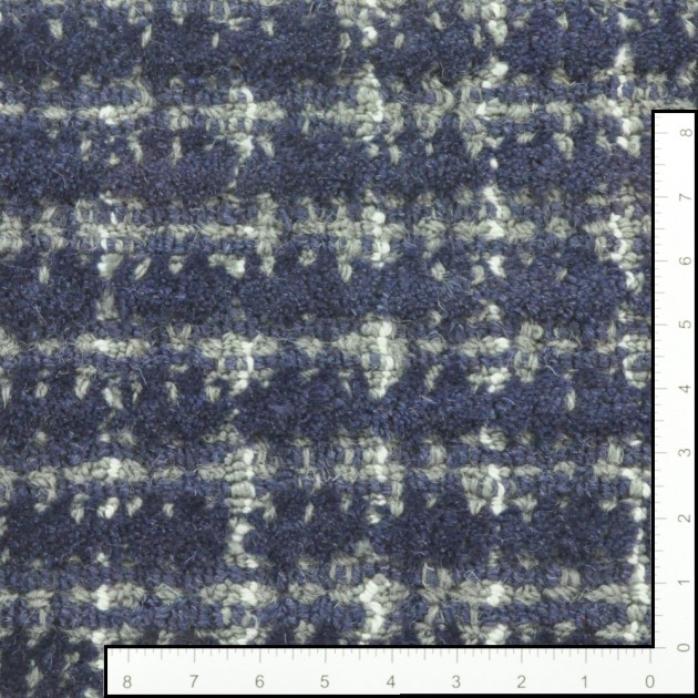 Custom Dani Dark Denim, 85% Wool/15% Polysilk Area Rug