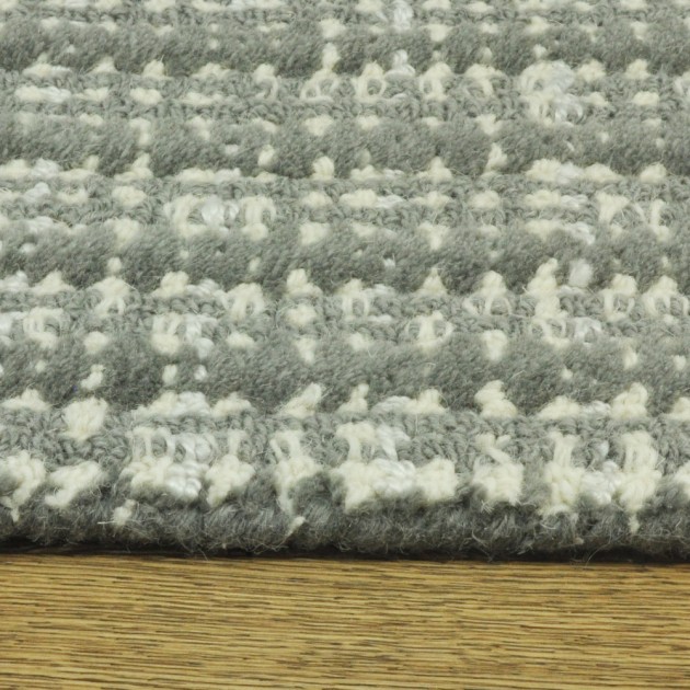 Custom Dani Fog, 85% Wool/15% Polysilk Area Rug