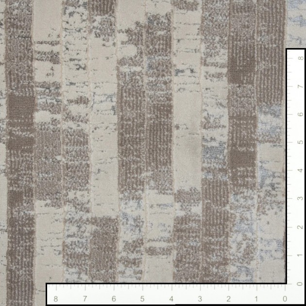 Custom Driftwater Ecru, 72% SD Royaltron™ Polypropylene / 28% Polysilk Area Rug