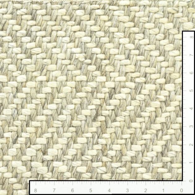 Custom Eustatia Island Grey, 60% Wool/40% Viscose Area Rug