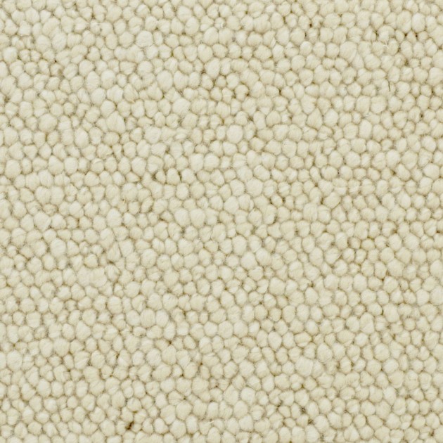Custom Galet Kaolin, 100% Wool Area Rug