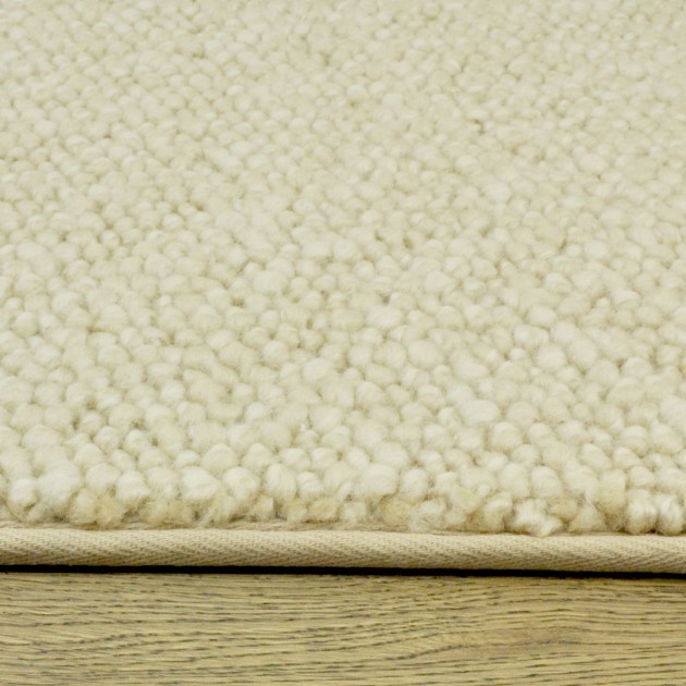 Custom Galet Kaolin, 100% Wool Area Rug