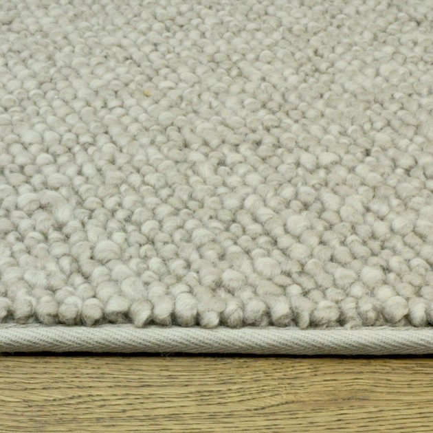 Custom Galet Pumice, 100% Wool Area Rug