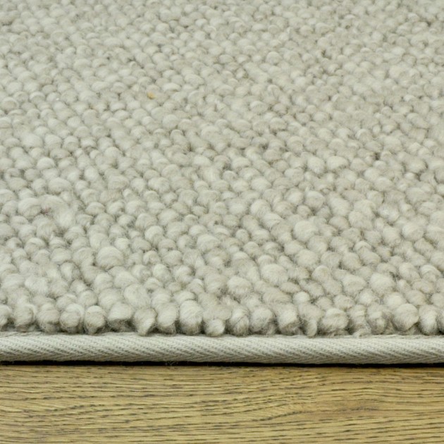 Custom Galet Pumice, 100% Wool Area Rug