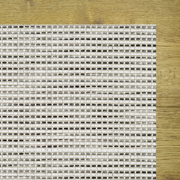 Custom Ginger Island Silver, 100% Polypropylene Area Rug